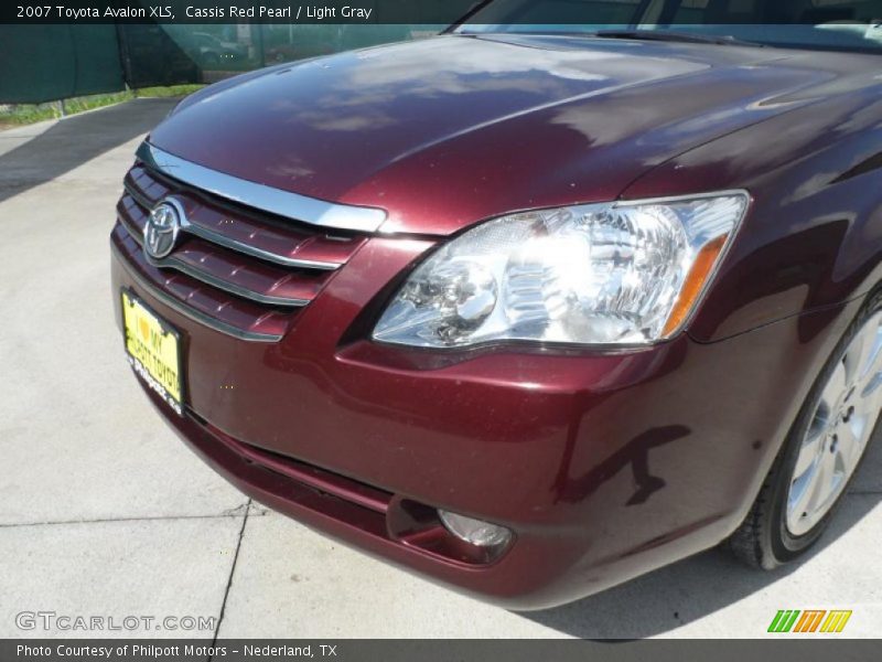 Cassis Red Pearl / Light Gray 2007 Toyota Avalon XLS