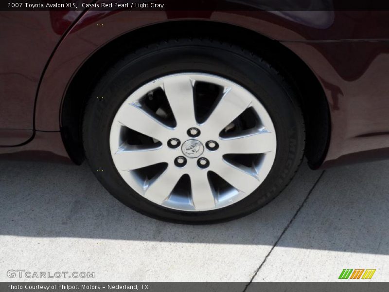 Cassis Red Pearl / Light Gray 2007 Toyota Avalon XLS