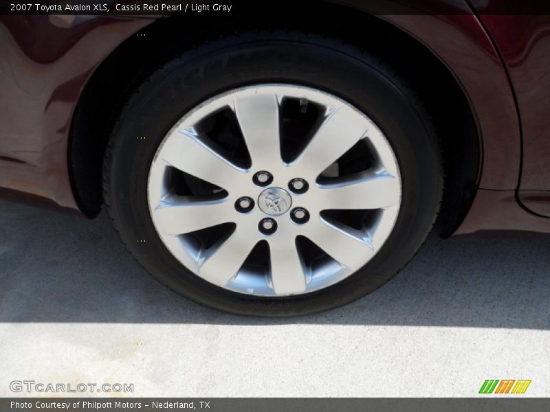 Cassis Red Pearl / Light Gray 2007 Toyota Avalon XLS