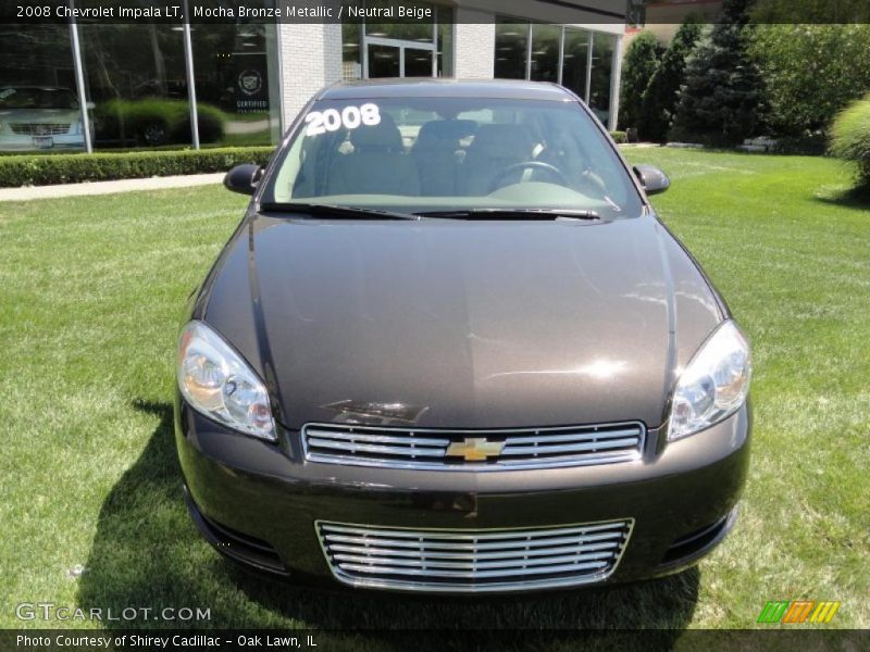 Mocha Bronze Metallic / Neutral Beige 2008 Chevrolet Impala LT