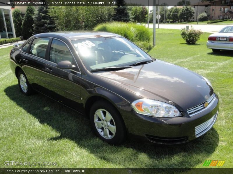 Mocha Bronze Metallic / Neutral Beige 2008 Chevrolet Impala LT