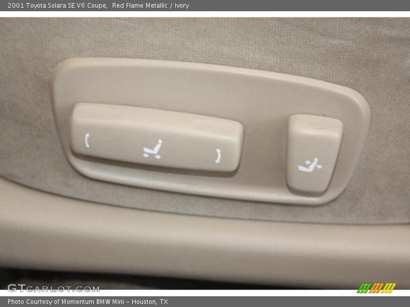 Red Flame Metallic / Ivory 2001 Toyota Solara SE V6 Coupe