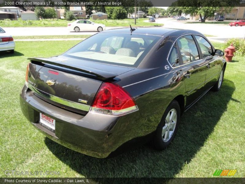Mocha Bronze Metallic / Neutral Beige 2008 Chevrolet Impala LT