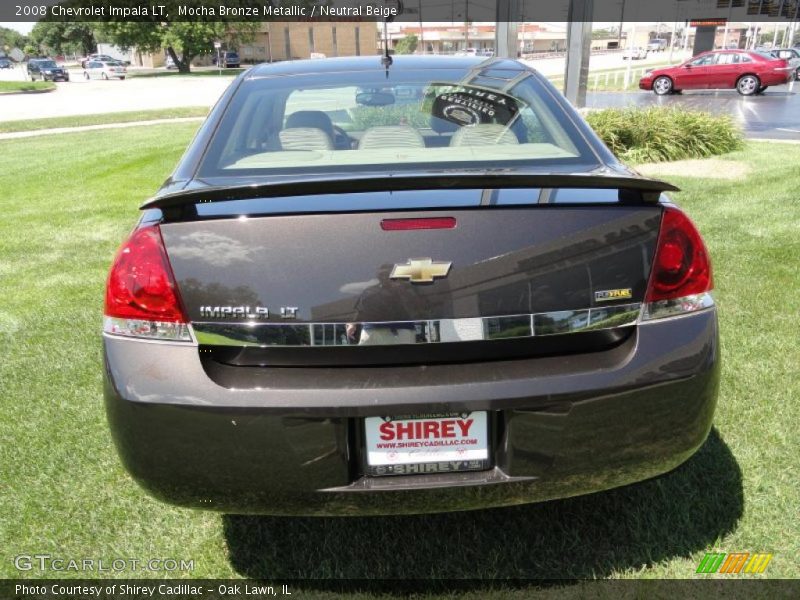 Mocha Bronze Metallic / Neutral Beige 2008 Chevrolet Impala LT
