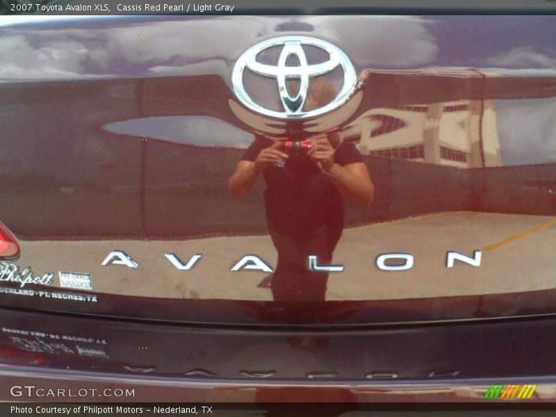Cassis Red Pearl / Light Gray 2007 Toyota Avalon XLS