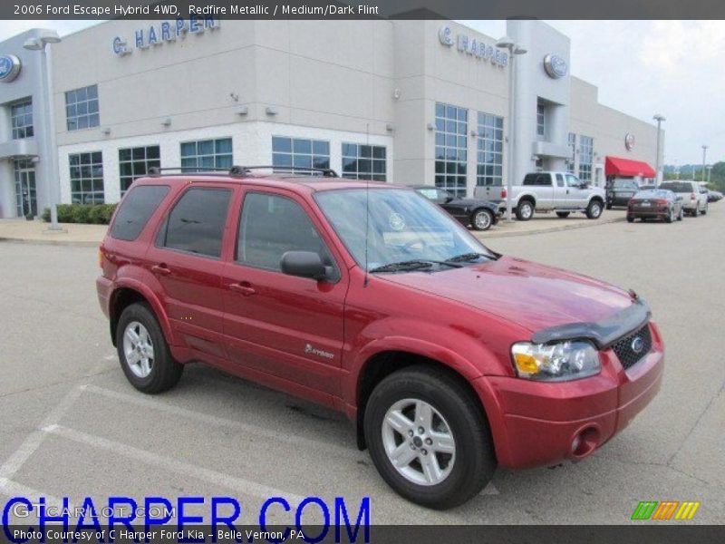 Redfire Metallic / Medium/Dark Flint 2006 Ford Escape Hybrid 4WD
