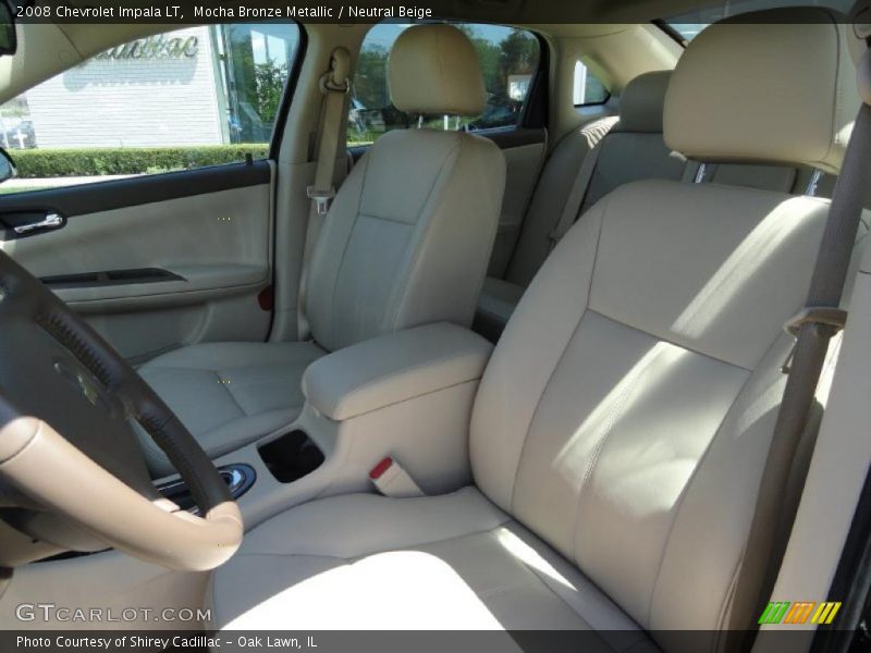 Mocha Bronze Metallic / Neutral Beige 2008 Chevrolet Impala LT