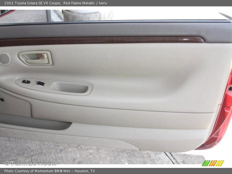 Red Flame Metallic / Ivory 2001 Toyota Solara SE V6 Coupe