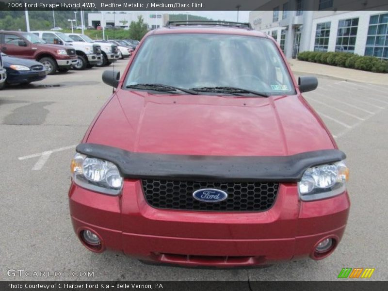 Redfire Metallic / Medium/Dark Flint 2006 Ford Escape Hybrid 4WD