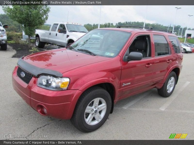 Redfire Metallic / Medium/Dark Flint 2006 Ford Escape Hybrid 4WD