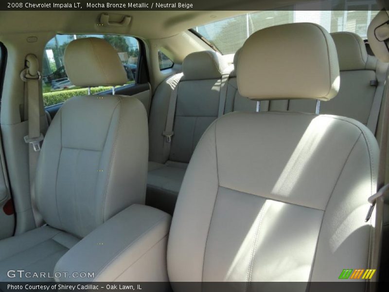 Mocha Bronze Metallic / Neutral Beige 2008 Chevrolet Impala LT