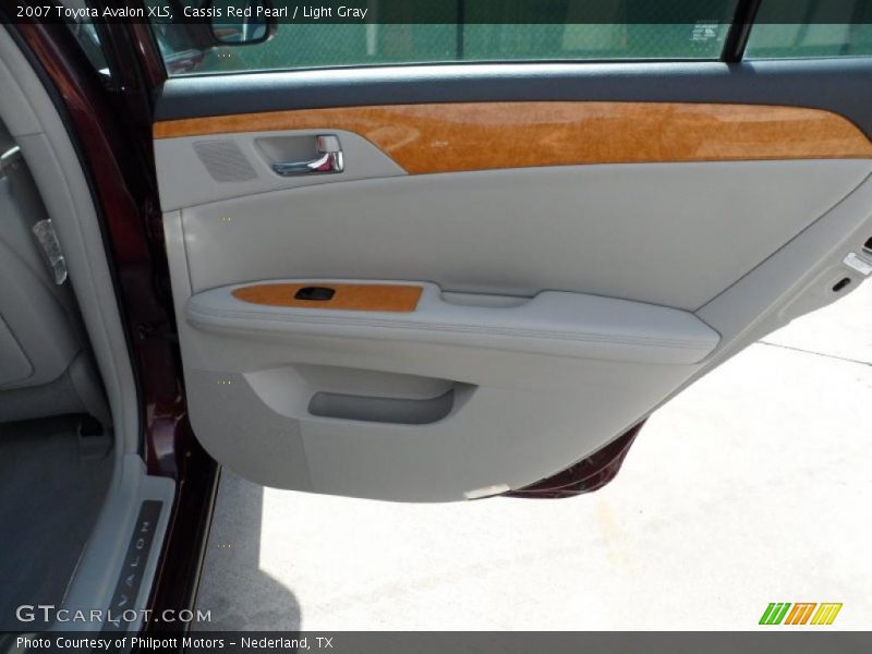 Cassis Red Pearl / Light Gray 2007 Toyota Avalon XLS