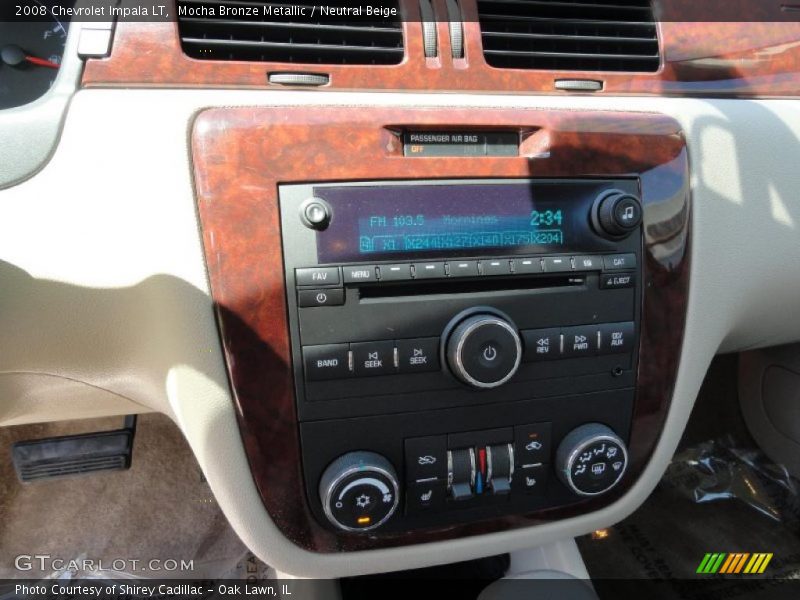 Mocha Bronze Metallic / Neutral Beige 2008 Chevrolet Impala LT