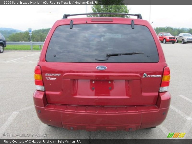 Redfire Metallic / Medium/Dark Flint 2006 Ford Escape Hybrid 4WD