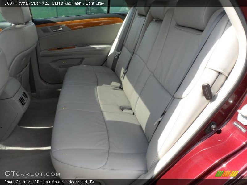 Cassis Red Pearl / Light Gray 2007 Toyota Avalon XLS