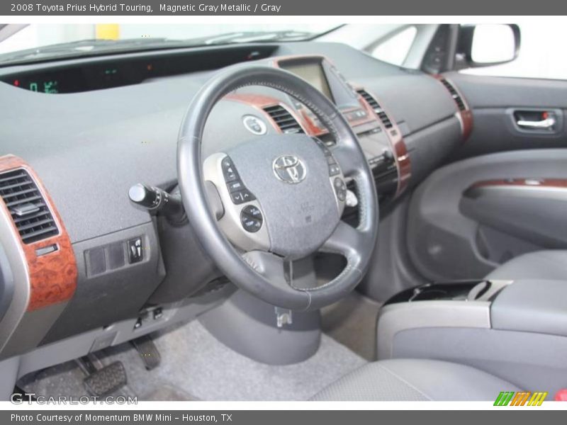 Magnetic Gray Metallic / Gray 2008 Toyota Prius Hybrid Touring