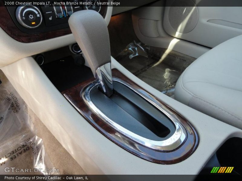 Mocha Bronze Metallic / Neutral Beige 2008 Chevrolet Impala LT