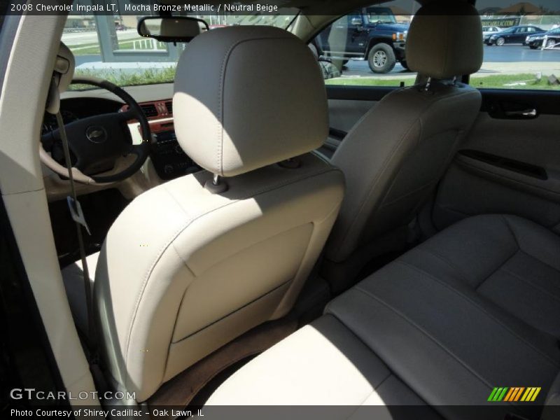 Mocha Bronze Metallic / Neutral Beige 2008 Chevrolet Impala LT