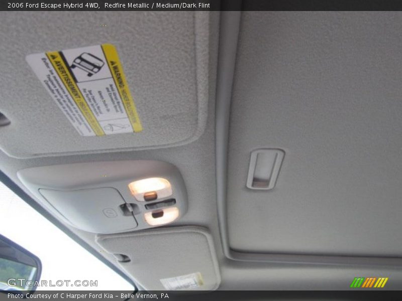 Redfire Metallic / Medium/Dark Flint 2006 Ford Escape Hybrid 4WD