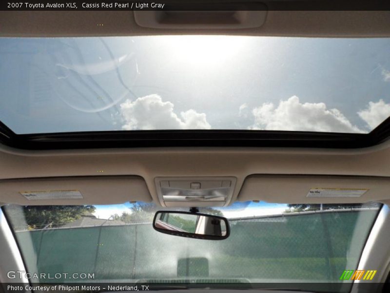 Cassis Red Pearl / Light Gray 2007 Toyota Avalon XLS