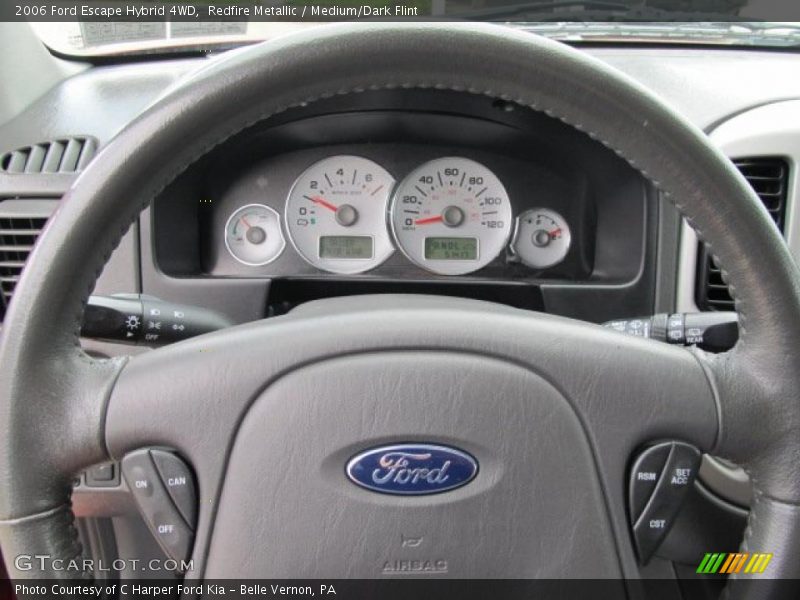 Redfire Metallic / Medium/Dark Flint 2006 Ford Escape Hybrid 4WD