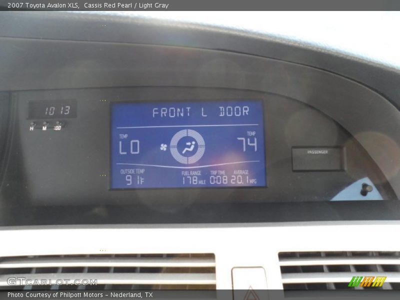 Cassis Red Pearl / Light Gray 2007 Toyota Avalon XLS