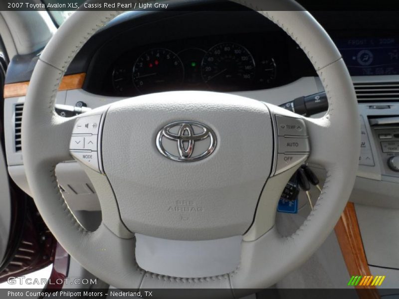 Cassis Red Pearl / Light Gray 2007 Toyota Avalon XLS