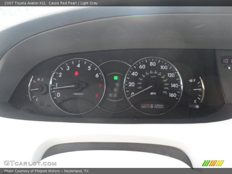 Cassis Red Pearl / Light Gray 2007 Toyota Avalon XLS