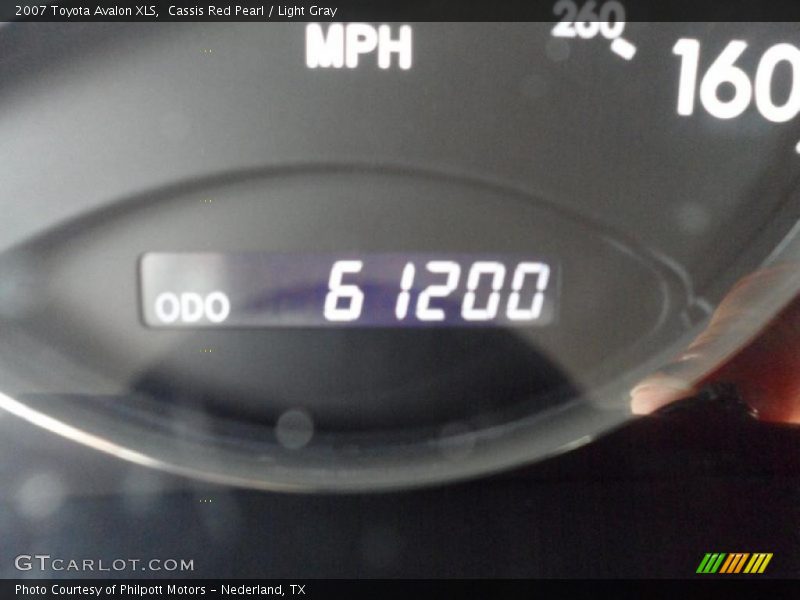 Cassis Red Pearl / Light Gray 2007 Toyota Avalon XLS