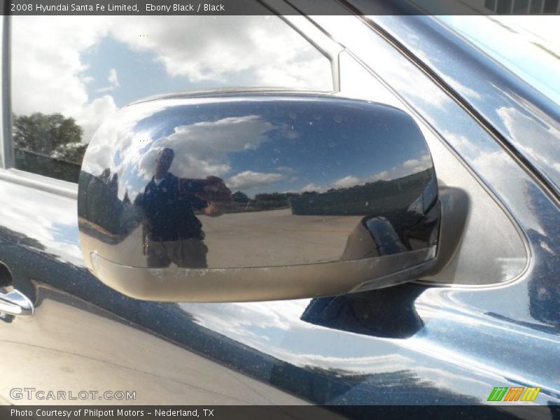 Ebony Black / Black 2008 Hyundai Santa Fe Limited