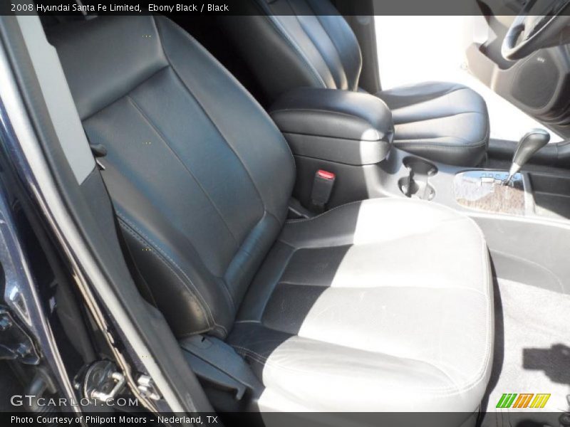 Ebony Black / Black 2008 Hyundai Santa Fe Limited