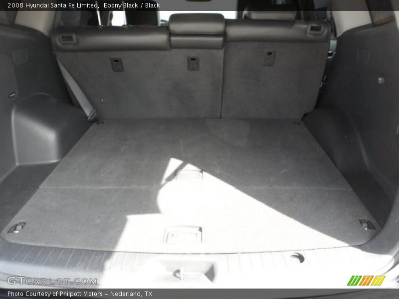 Ebony Black / Black 2008 Hyundai Santa Fe Limited