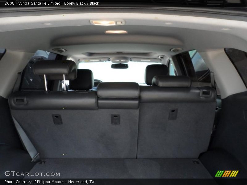 Ebony Black / Black 2008 Hyundai Santa Fe Limited