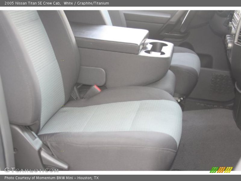 White / Graphite/Titanium 2005 Nissan Titan SE Crew Cab