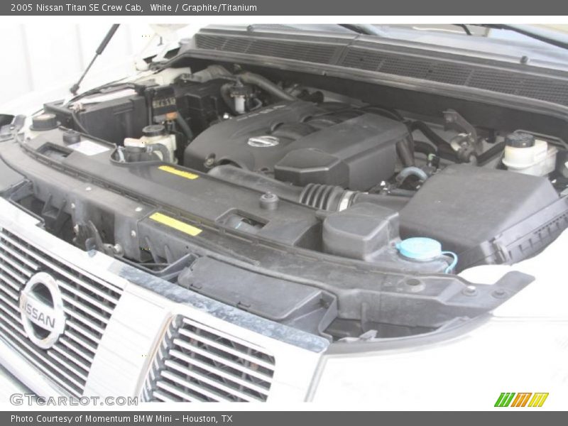 White / Graphite/Titanium 2005 Nissan Titan SE Crew Cab