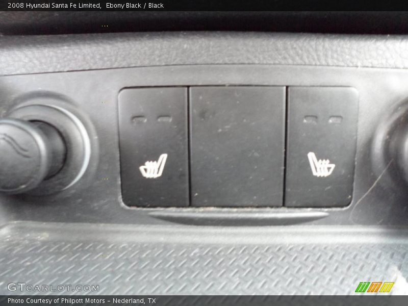 Ebony Black / Black 2008 Hyundai Santa Fe Limited