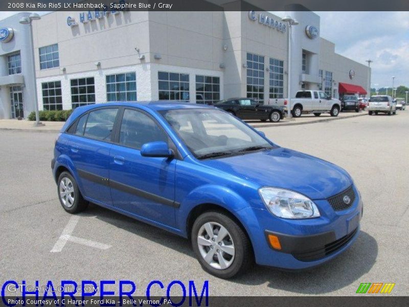 Sapphire Blue / Gray 2008 Kia Rio Rio5 LX Hatchback