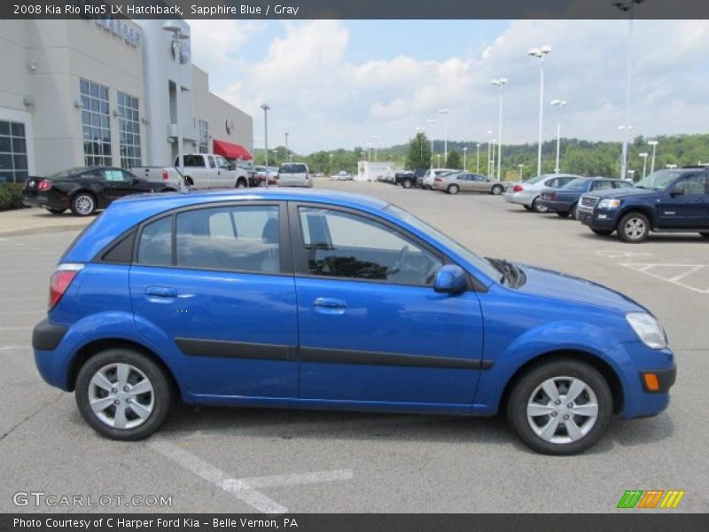 Sapphire Blue / Gray 2008 Kia Rio Rio5 LX Hatchback