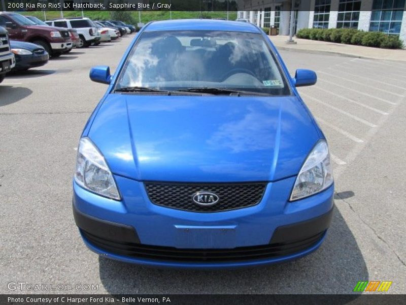 Sapphire Blue / Gray 2008 Kia Rio Rio5 LX Hatchback
