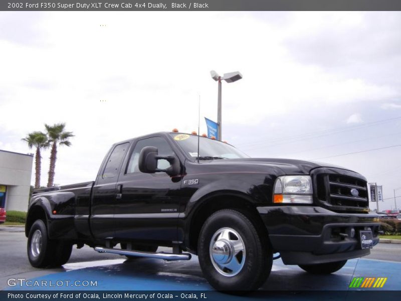  2002 F350 Super Duty XLT Crew Cab 4x4 Dually Black