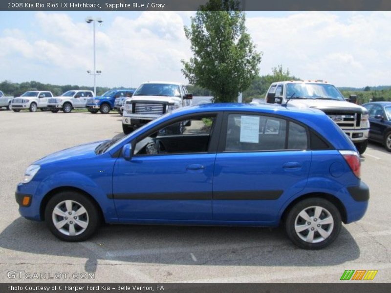 Sapphire Blue / Gray 2008 Kia Rio Rio5 LX Hatchback