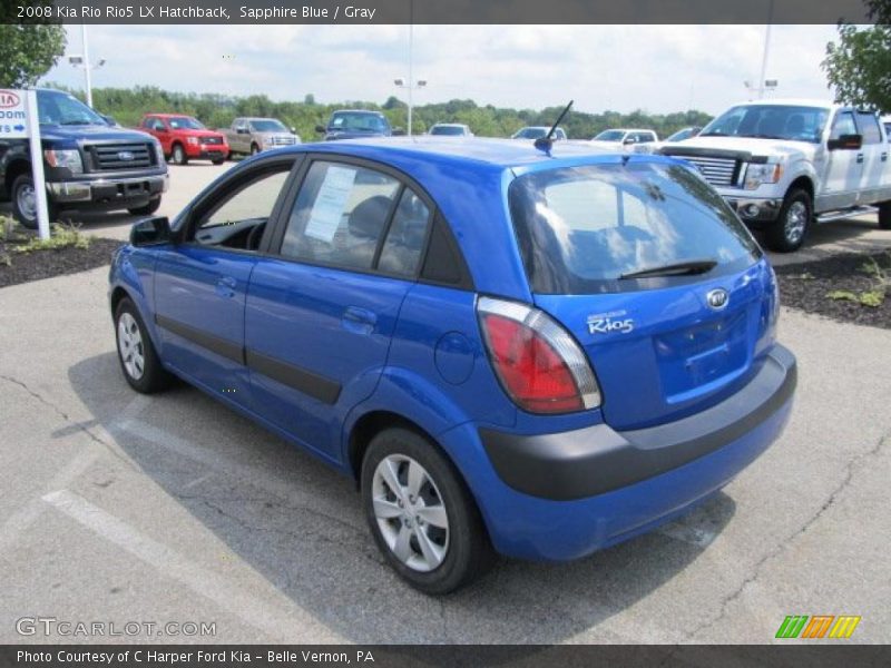 Sapphire Blue / Gray 2008 Kia Rio Rio5 LX Hatchback