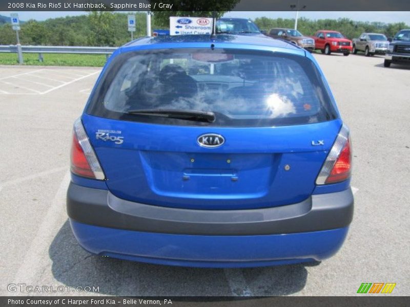 Sapphire Blue / Gray 2008 Kia Rio Rio5 LX Hatchback