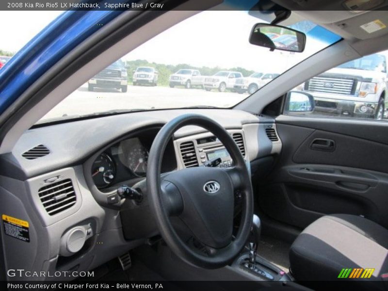 Sapphire Blue / Gray 2008 Kia Rio Rio5 LX Hatchback