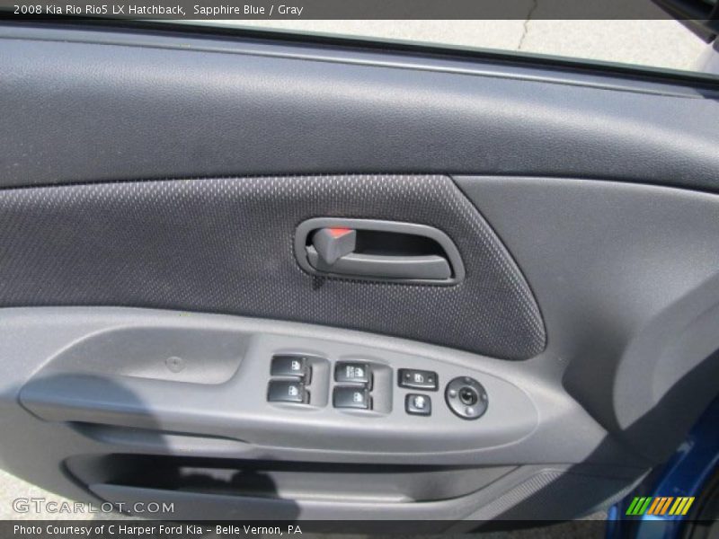 Sapphire Blue / Gray 2008 Kia Rio Rio5 LX Hatchback