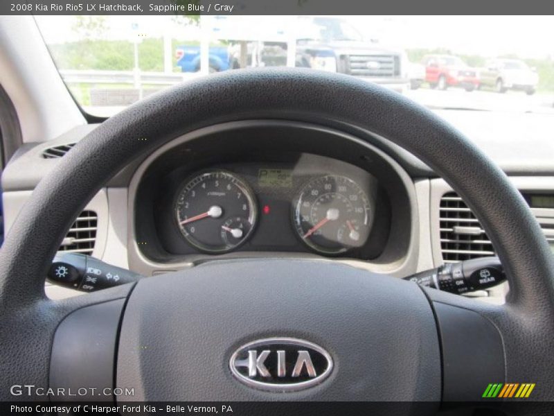 Sapphire Blue / Gray 2008 Kia Rio Rio5 LX Hatchback
