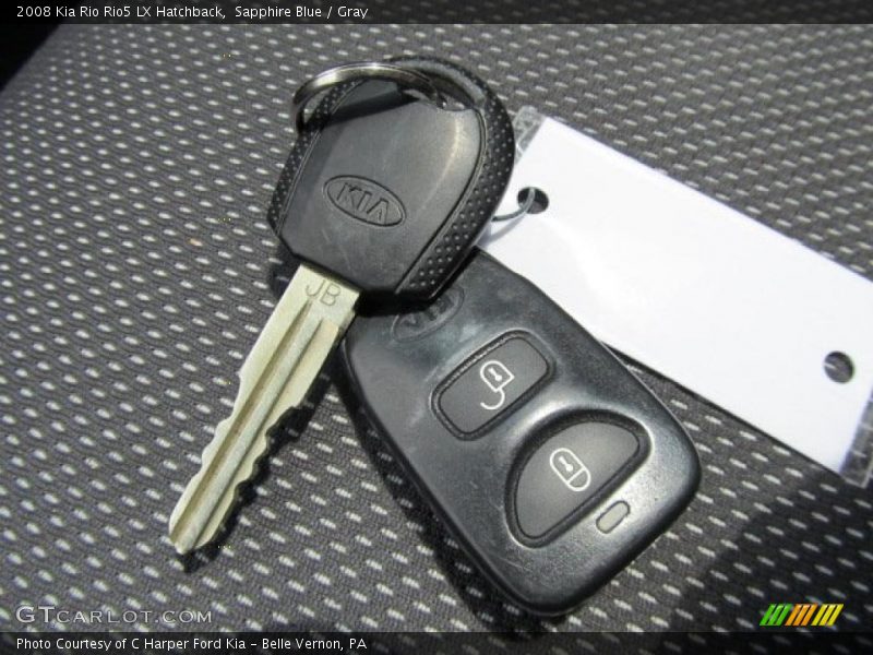 Sapphire Blue / Gray 2008 Kia Rio Rio5 LX Hatchback