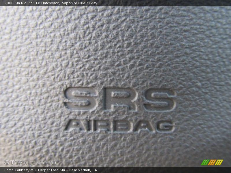 Sapphire Blue / Gray 2008 Kia Rio Rio5 LX Hatchback