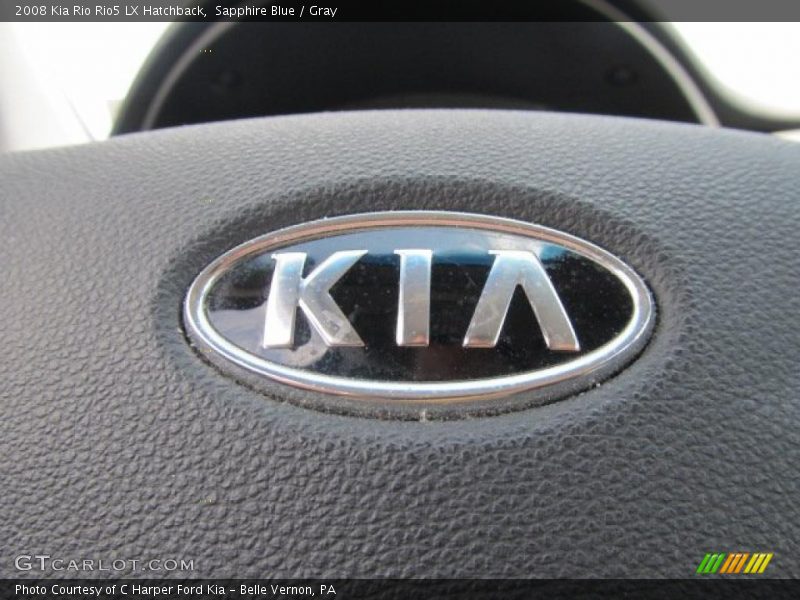 Sapphire Blue / Gray 2008 Kia Rio Rio5 LX Hatchback