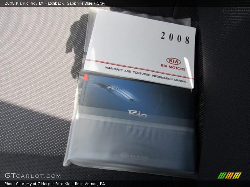 Sapphire Blue / Gray 2008 Kia Rio Rio5 LX Hatchback